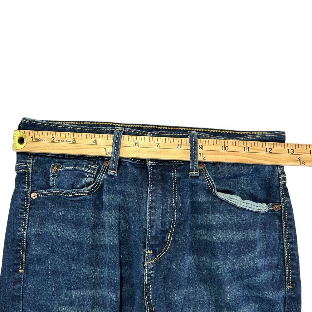 Denizen From Levi's High Rise Skinny Stretch dark wash denim jeans Size 26/30 - Picture 10 of 15